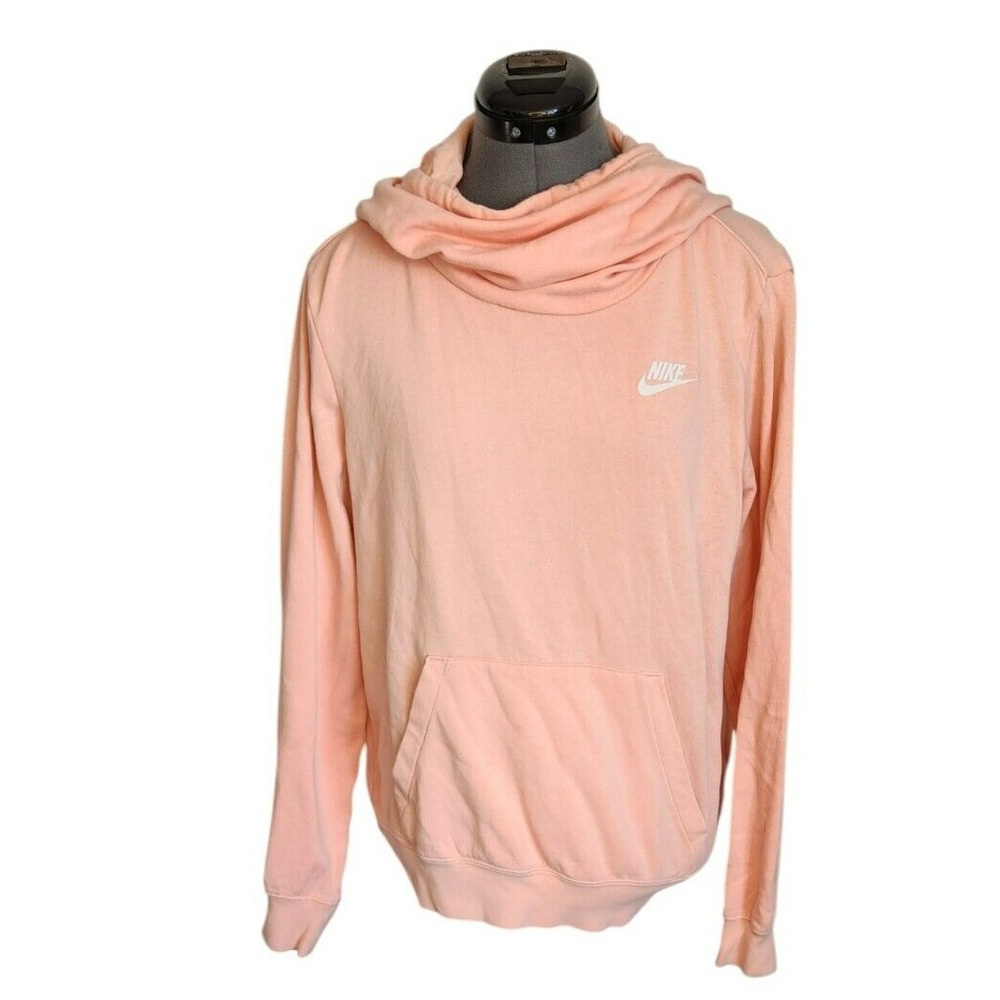 Nike Sportswear Gym Vintage Funnel Neck‎ Hoodie Women Medium
